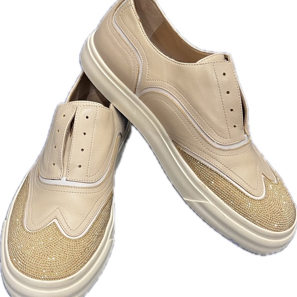 Giuseppe Zanotti Leather Studded  Slip-On Sneakers Womens 10 - Picture 13 of 13